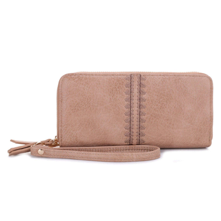 Sherrie Double Zipper Wallet