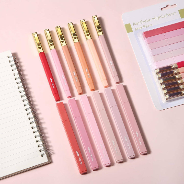 Mr. Pen Aesthetic Highlighters & Pens - 12 Pack