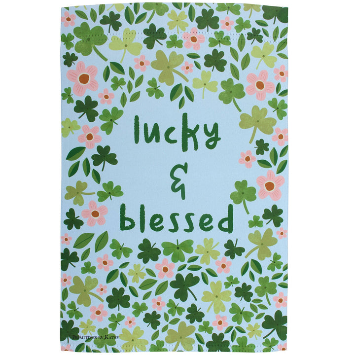 Lucky & Blessed Garden Flag