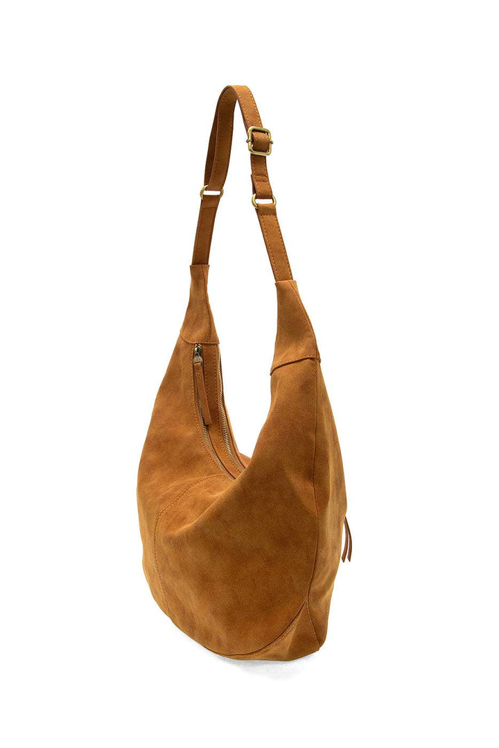 Rochelle Faux Suede Large Crescent Hobo