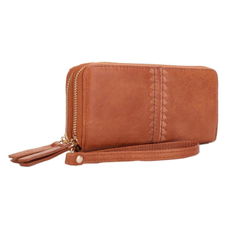 Sherrie Double Zipper Wallet