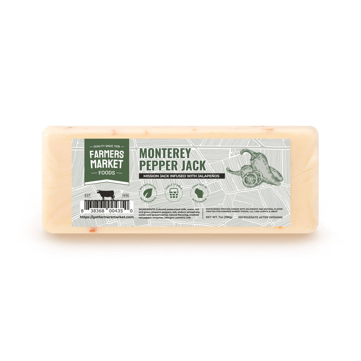Monterey Pepper Jack Cheese 7oz (Shelf Stable)