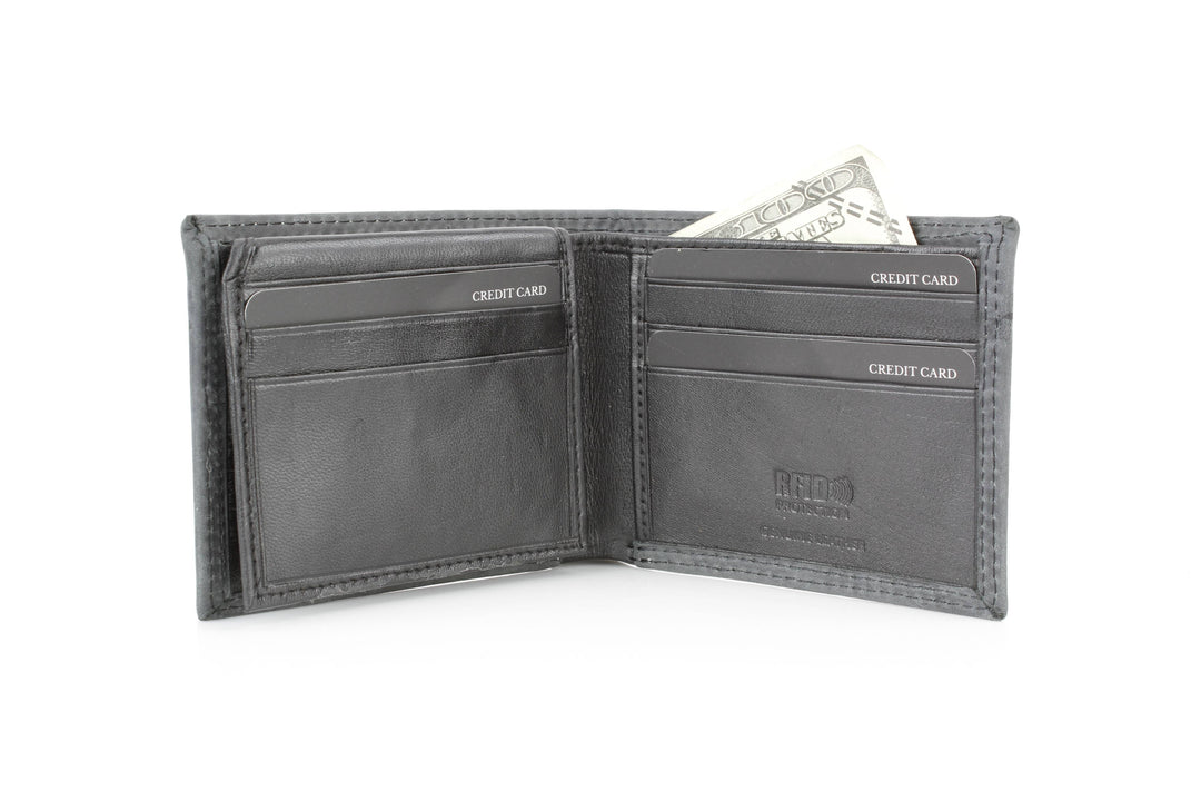 Men’s Bi-Fold Wallet with Praying Cowboy Emboss ABMWVT 02