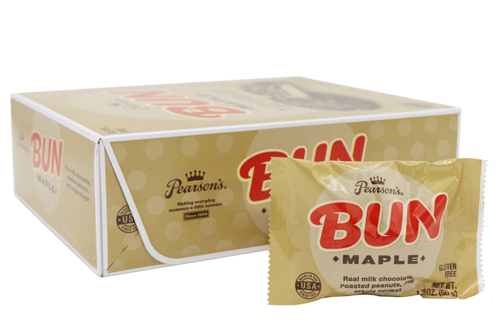 Pearson's Maple Bun Bar, 1.75oz, 24ct Case