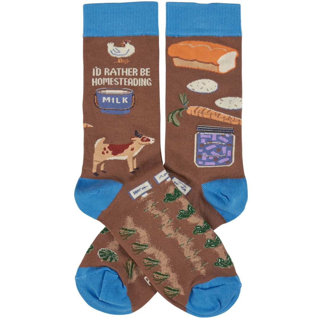 Rather Be Homesteading Socks