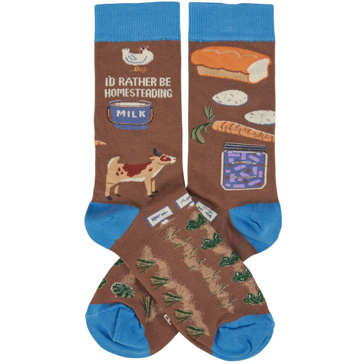 Rather Be Homesteading Socks
