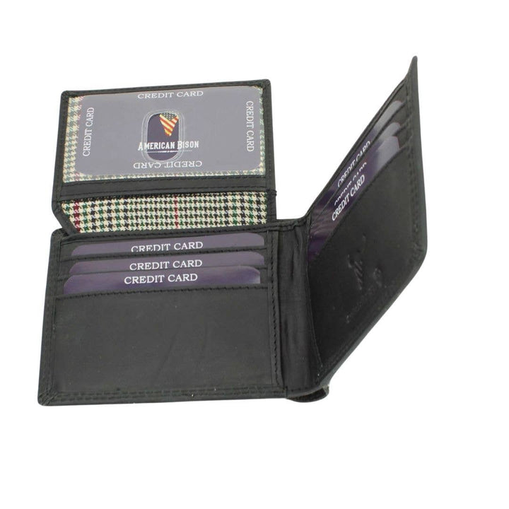 Oil Pull Up Embossed Eagle Bifold Wallet ABB 003