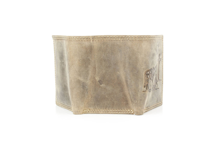 Men’s Tri-Fold Wallet with Cowboy Emboss ABMWVT 04