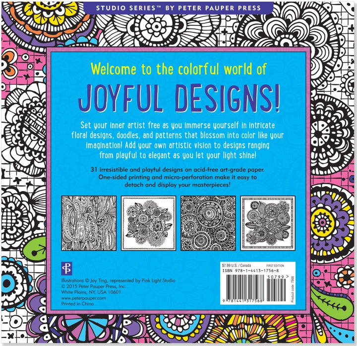 Joyful Designs Artist's Coloring Book