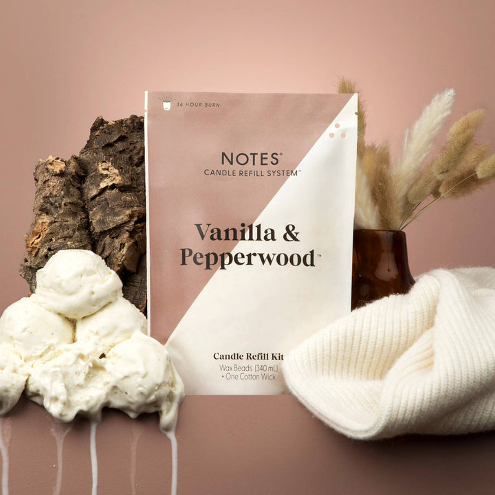 Vanilla & Pepperwood  | NOTES | Candle Refill