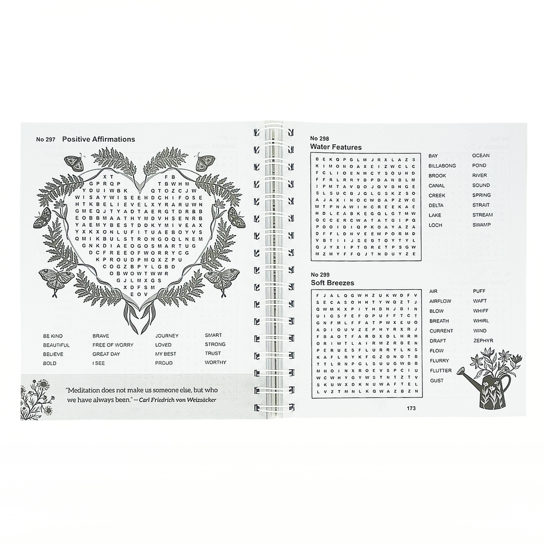 Mindfulness Word Search Adult Puzzle Book