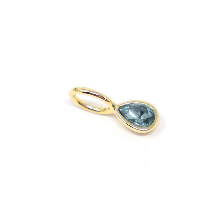 Teardrop Birthstone Charm