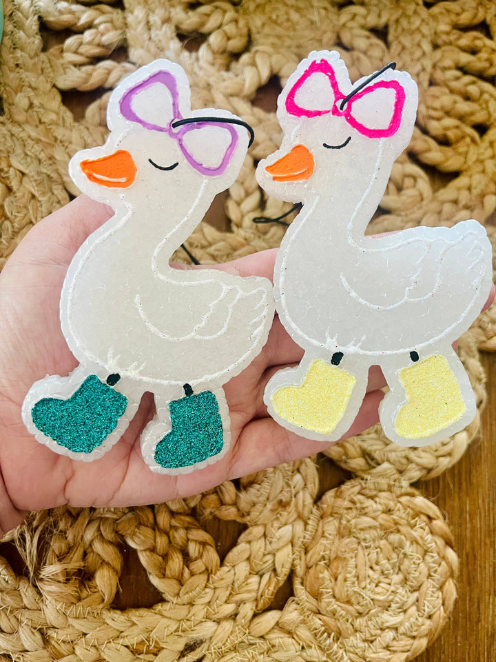 Goose with Boots Car Freshie 