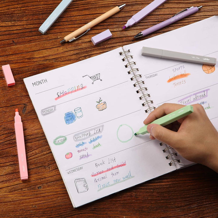 Mr. Pen No Bleed Aesthetic Highlighters & Pens