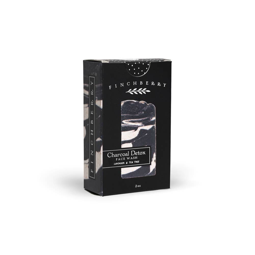 Charcoal Detox Purifying Exfoliating  Facial Wash Bar