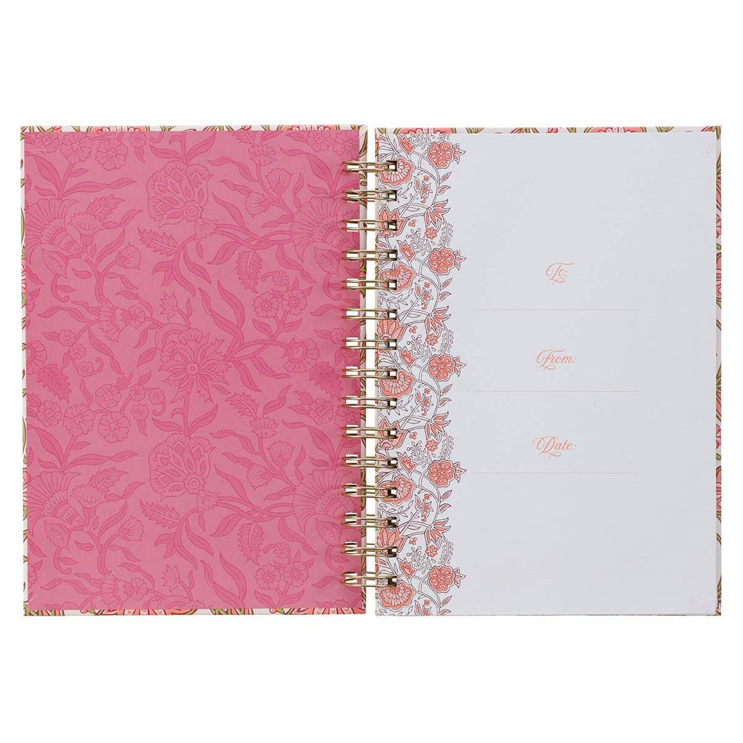 Journal Wirebound Pink Be Still & Know Ps. 46:10