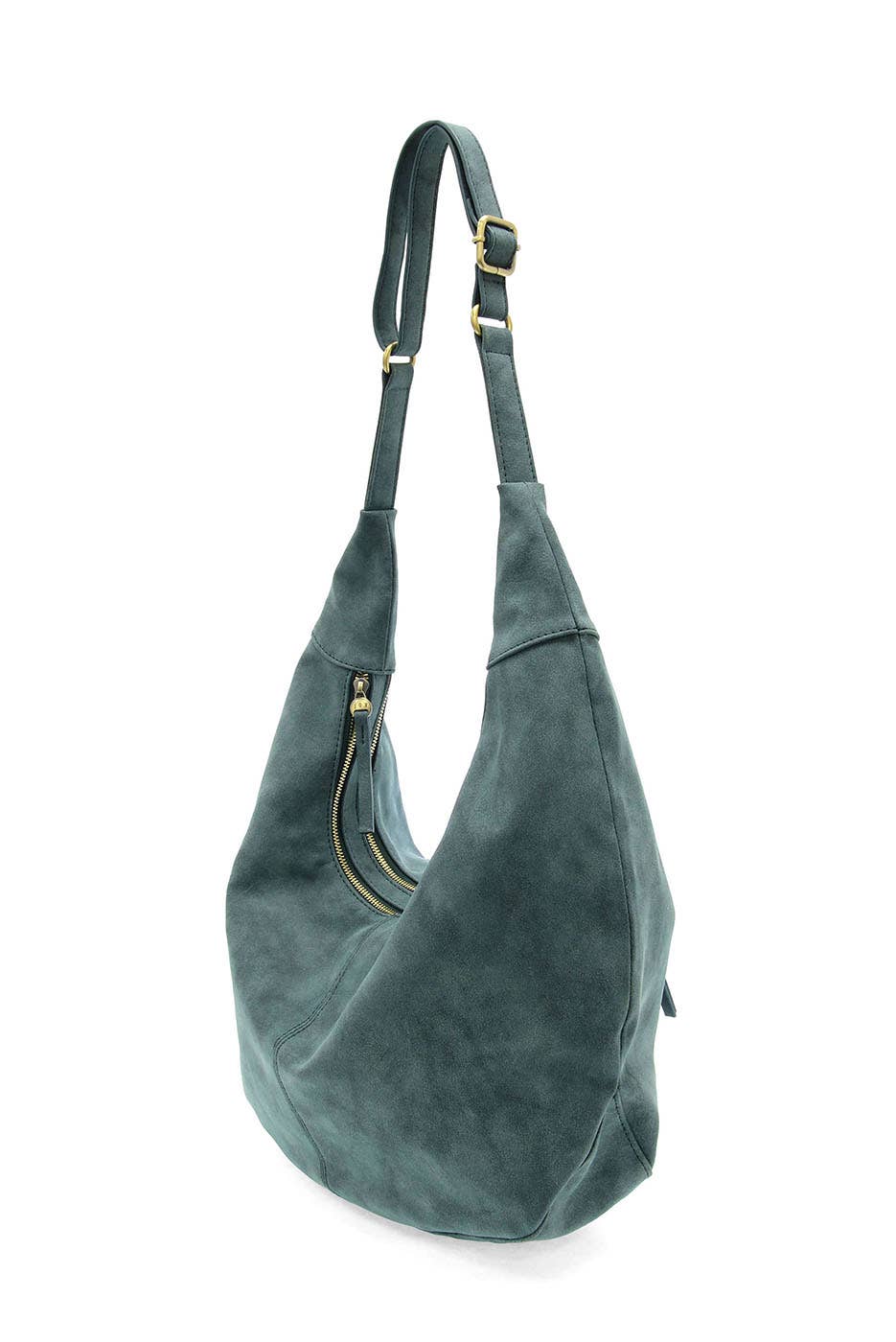 Rochelle Faux Suede Large Crescent Hobo