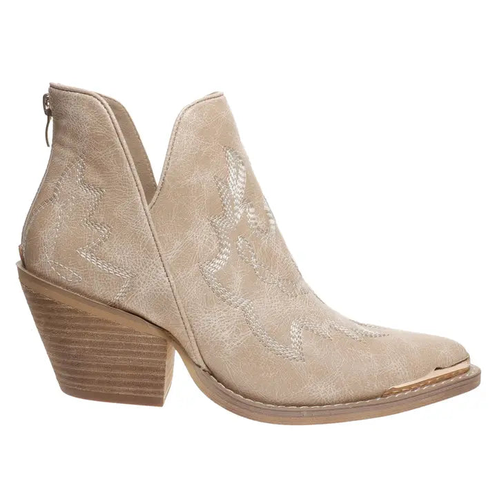 Taupe Blaize Western Bootie