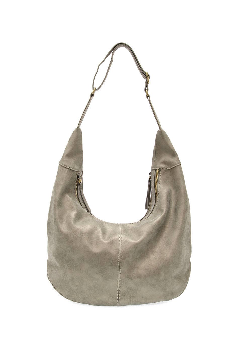 Rochelle Faux Suede Large Crescent Hobo
