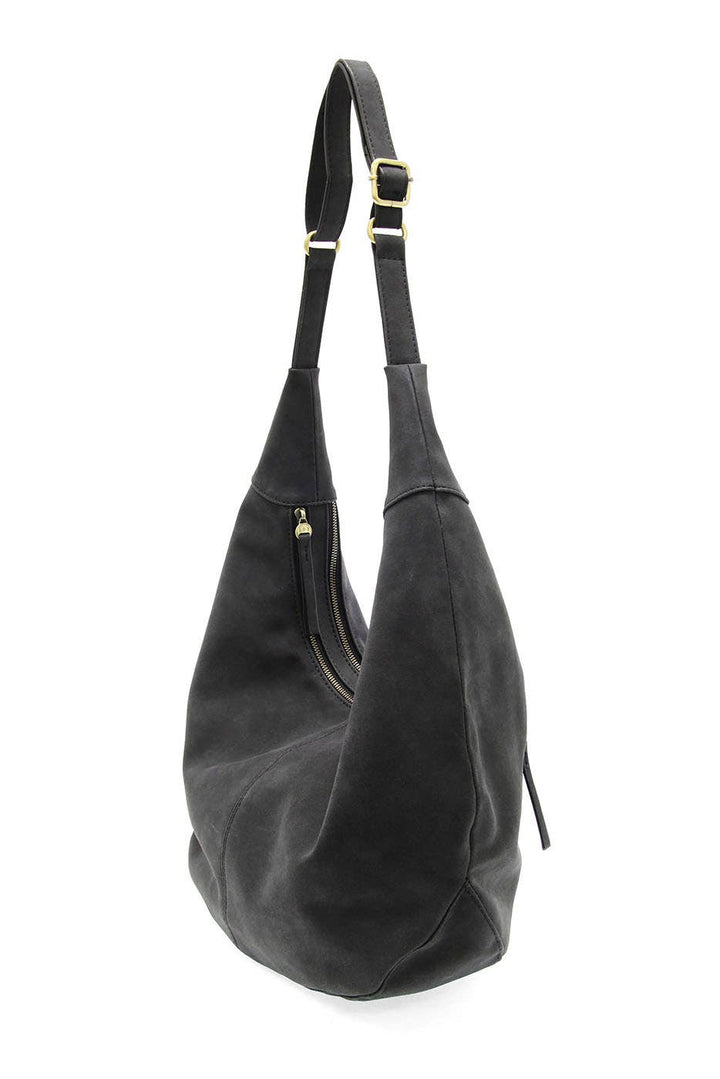 Rochelle Faux Suede Large Crescent Hobo