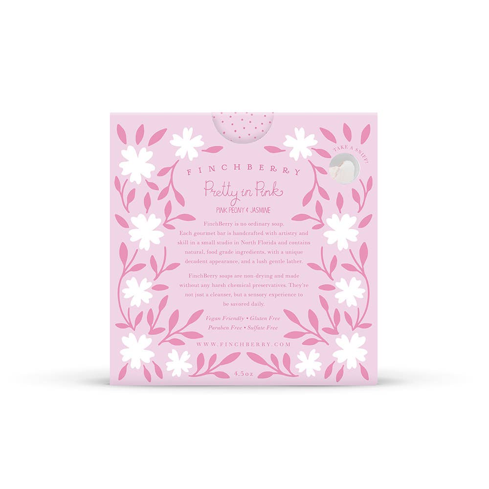 Pretty in Pink Vegan-friendly Gluten-free Boxed Soap