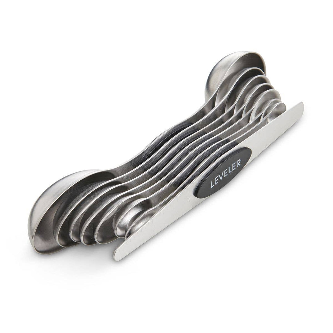 Magnetic Measuring Spoons – Dual-Sided with Leveler