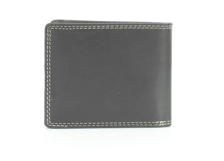 Oil Pull Up Embossed Steer Bifold Wallet ABB 006