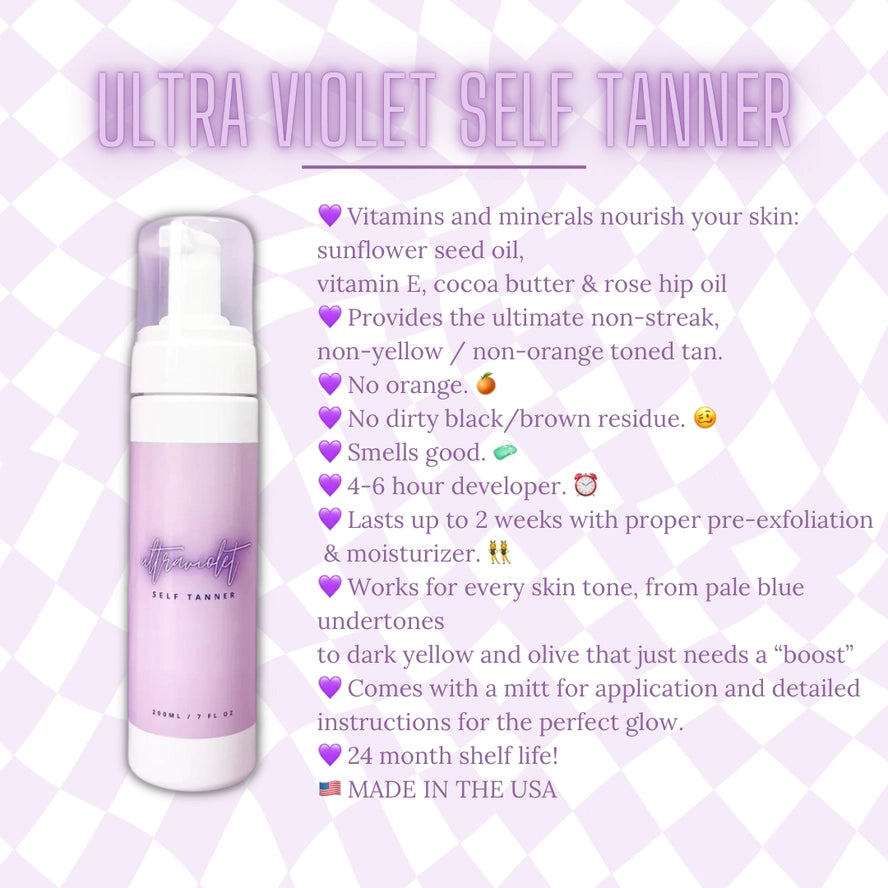 Ultra Violet Self Tanner Kit