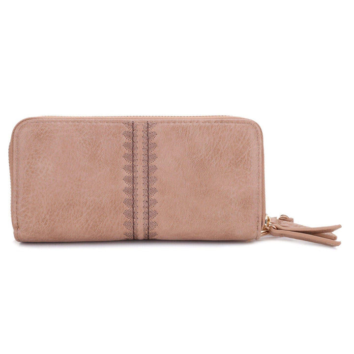 Sherrie Double Zipper Wallet