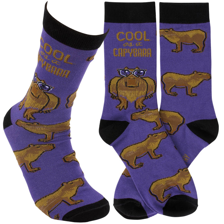 Cool As A Capybara Socks