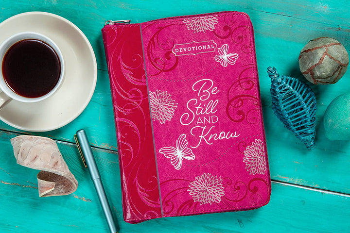 Be Still and Know (Zippered, Yearlong Devotional)