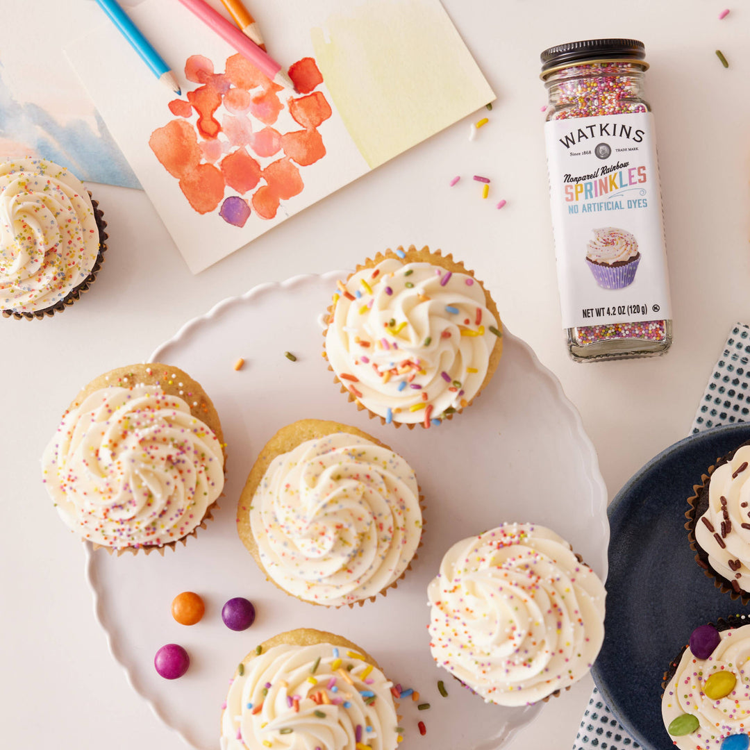 Rainbow Decorating Nonpareils, 4.2 oz