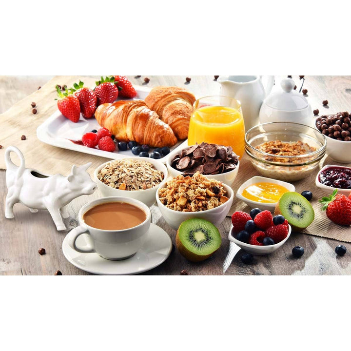 HIC Kitchen Cow Creamer With Handle, 6oz