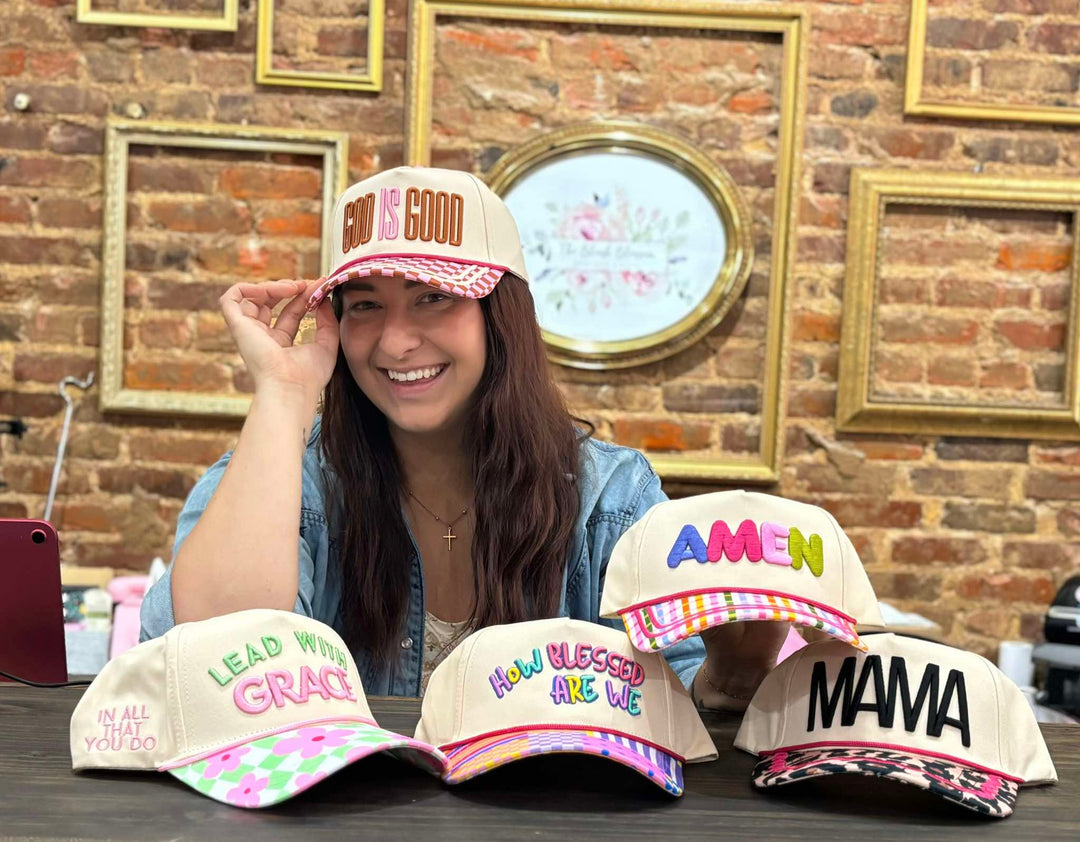 Summer Fun Embroidered Hats