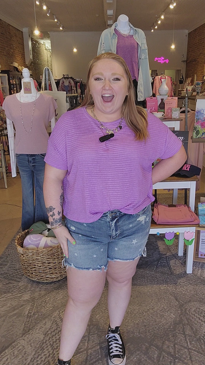 Judy Blue Destroy Star Cut Off Shorts