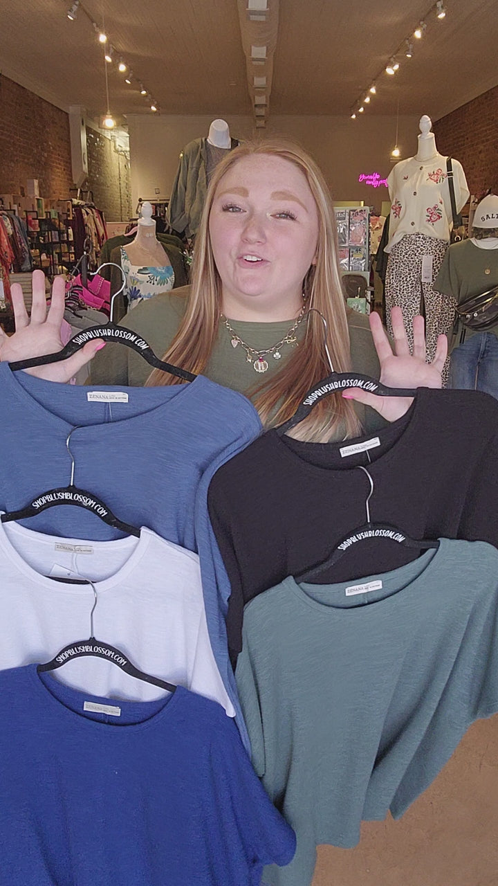 Short Sleeve Slub Tee