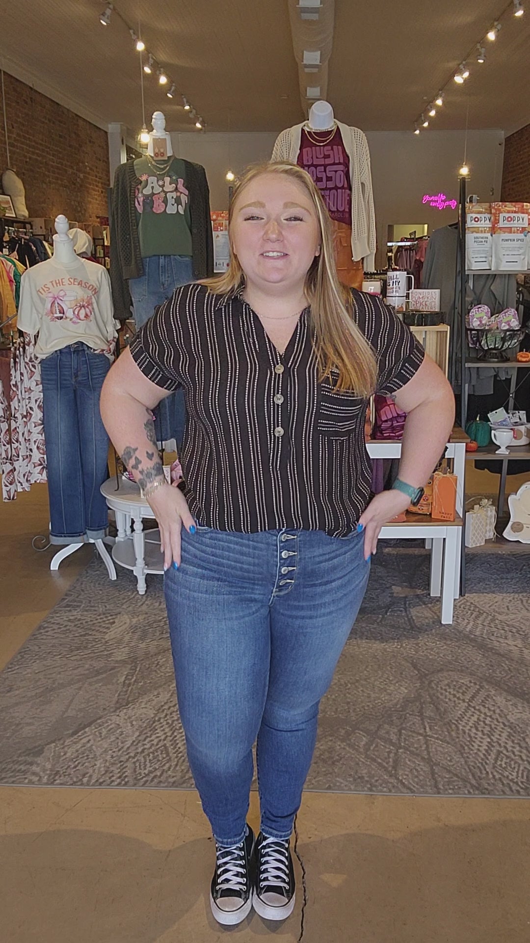 Judy Blue Hi Rise Button Fly Skinny