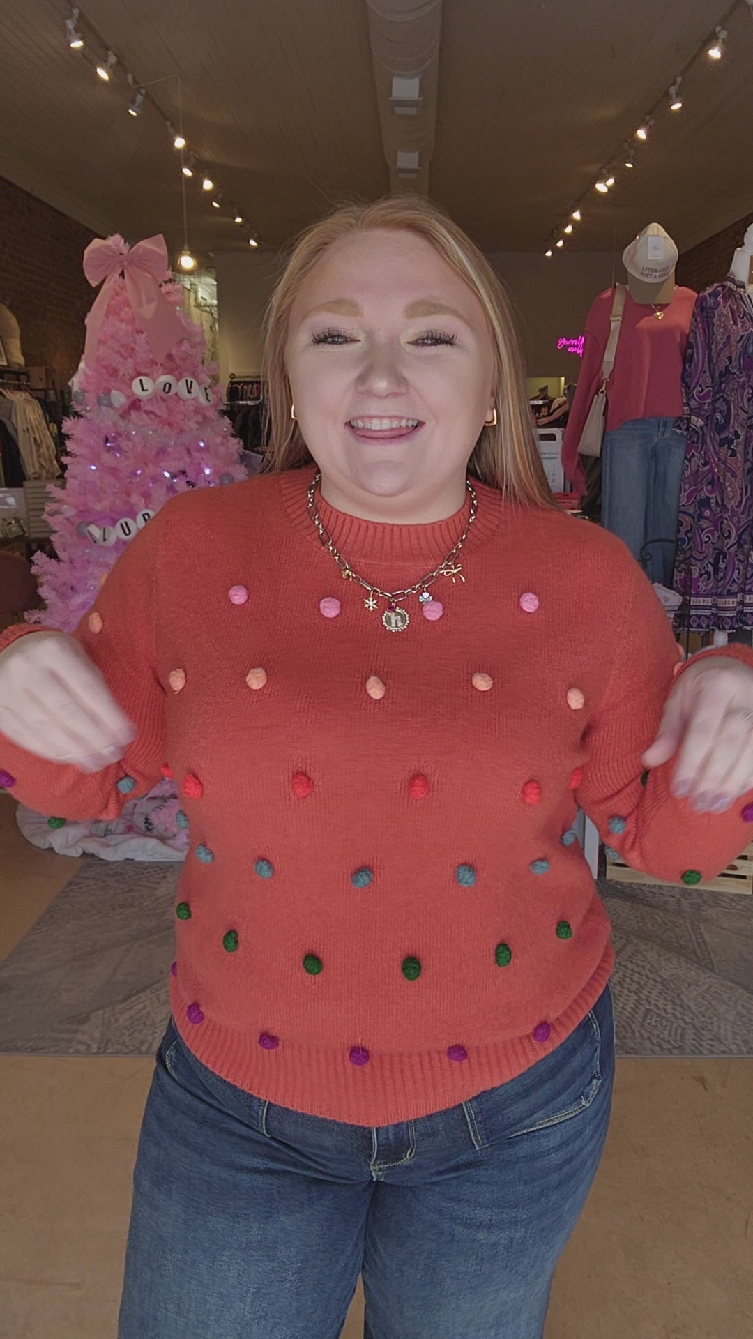 Pom Pom Sweater