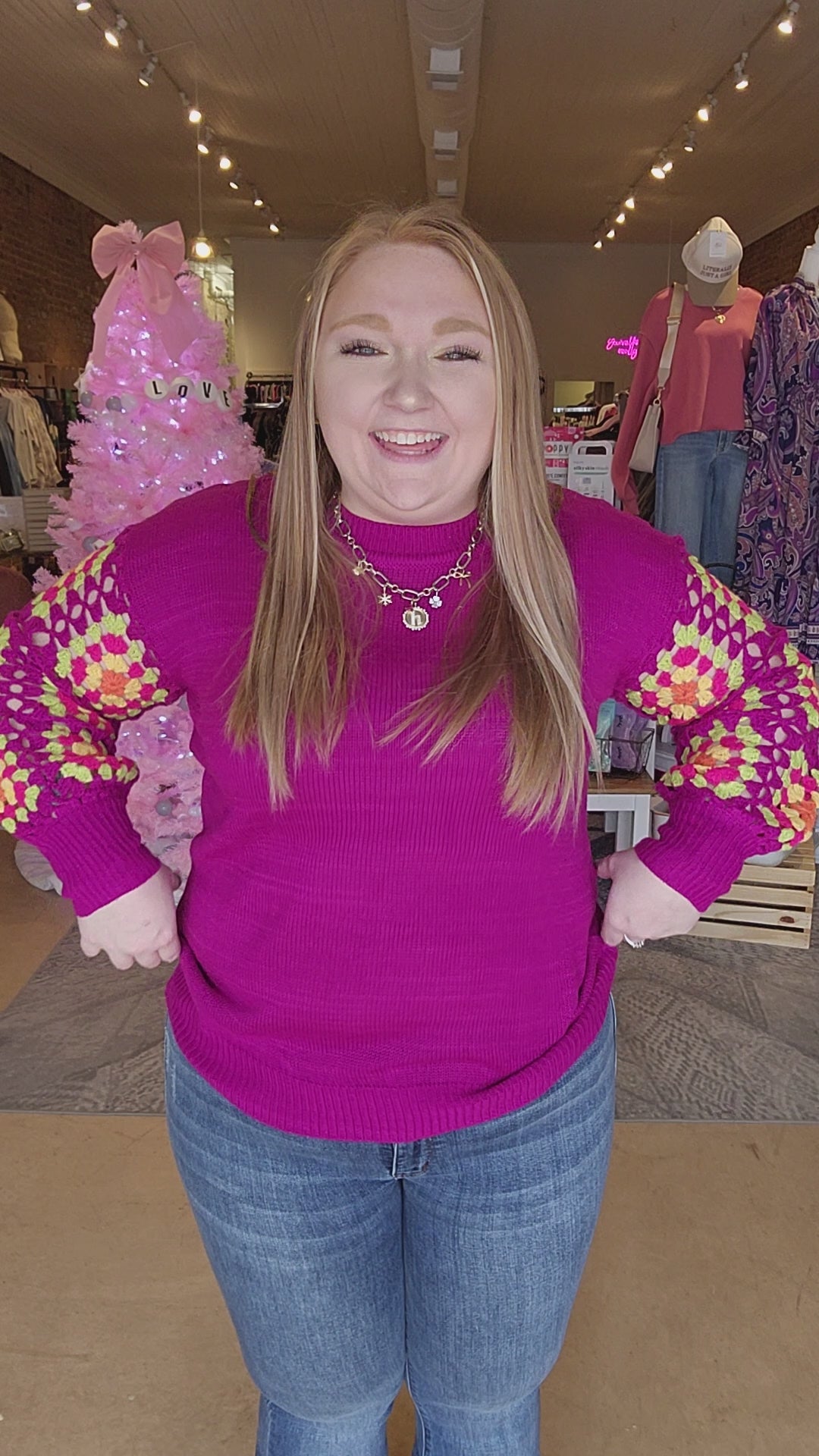 Granny Square Sweater