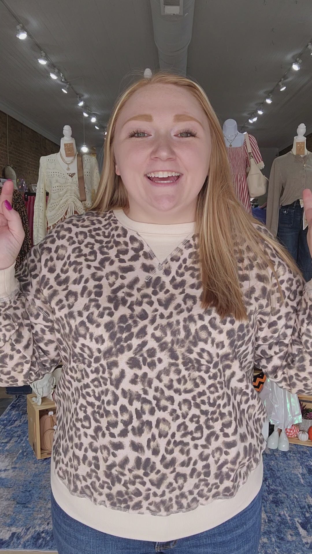 Leopard Print Sweatshirt