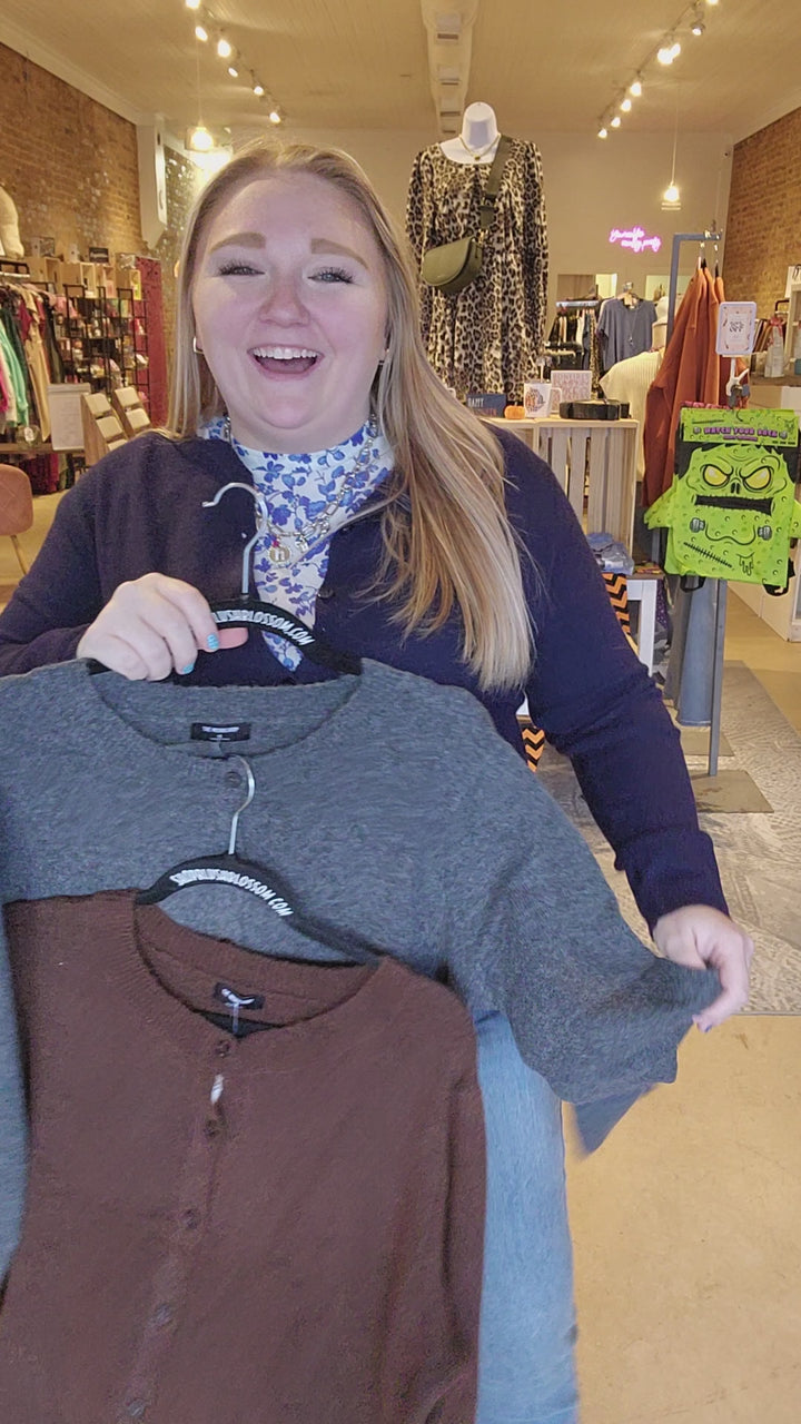 Everyday Button Up Cardigan