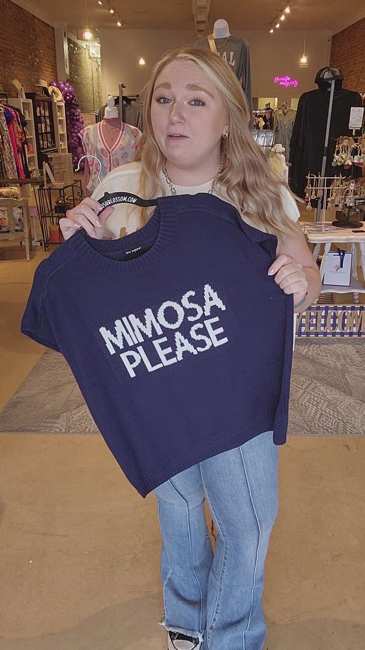 Mimosa Please Knit Top