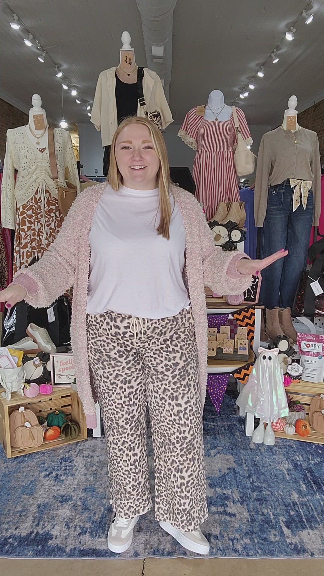 Leopard Print Sweatpants