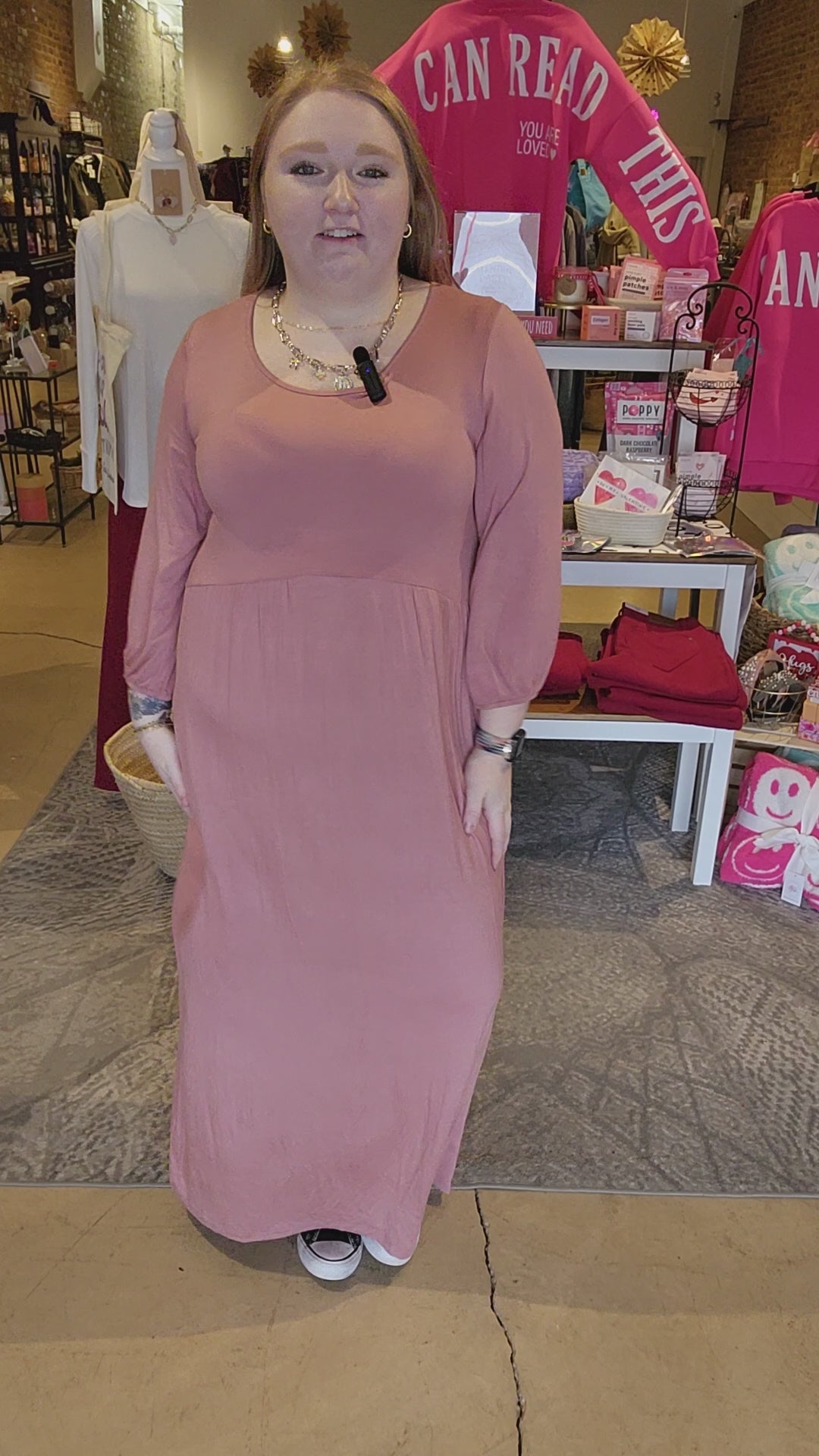 Dusty Rose Maxi Dress