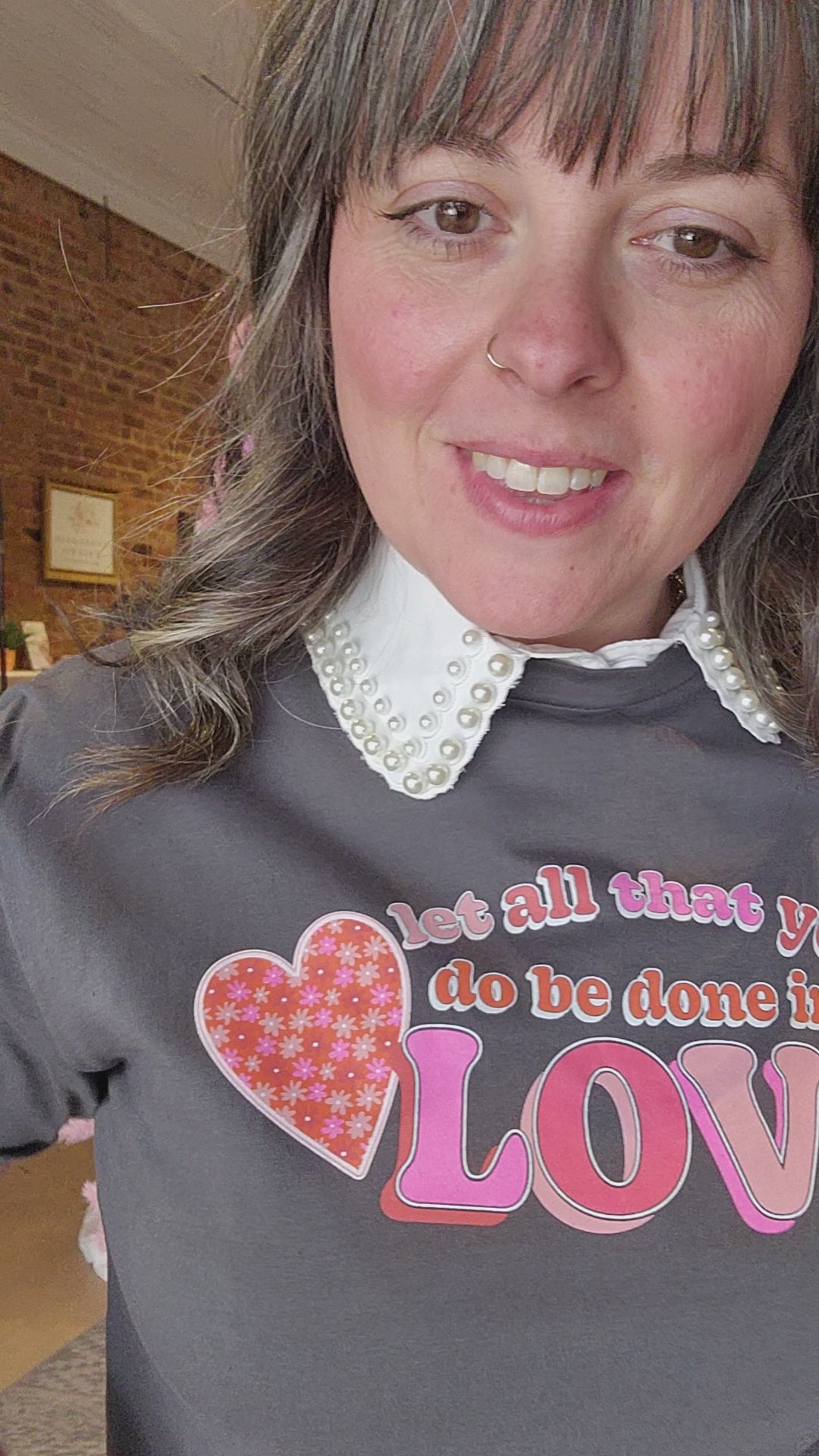 S, M Be Done in Love Tee FINAL SALE