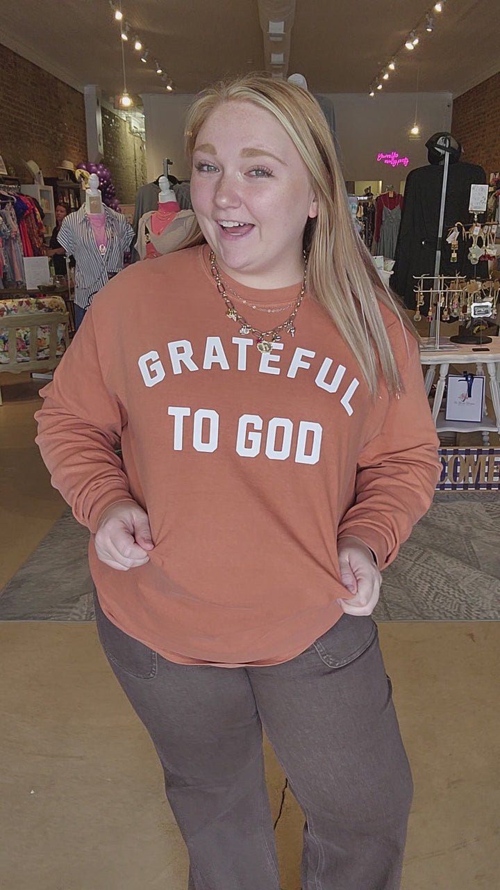 Grateful to God Long Sleeve Tee