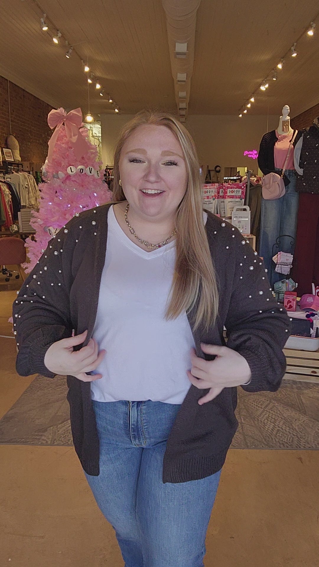 Pearl Detail Cardigan