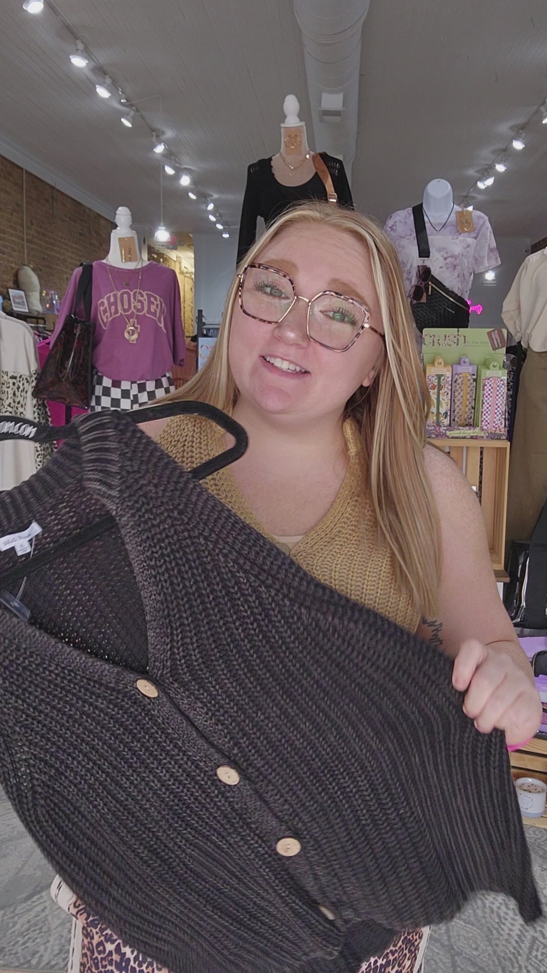 Chunky Knit Sweater Vest