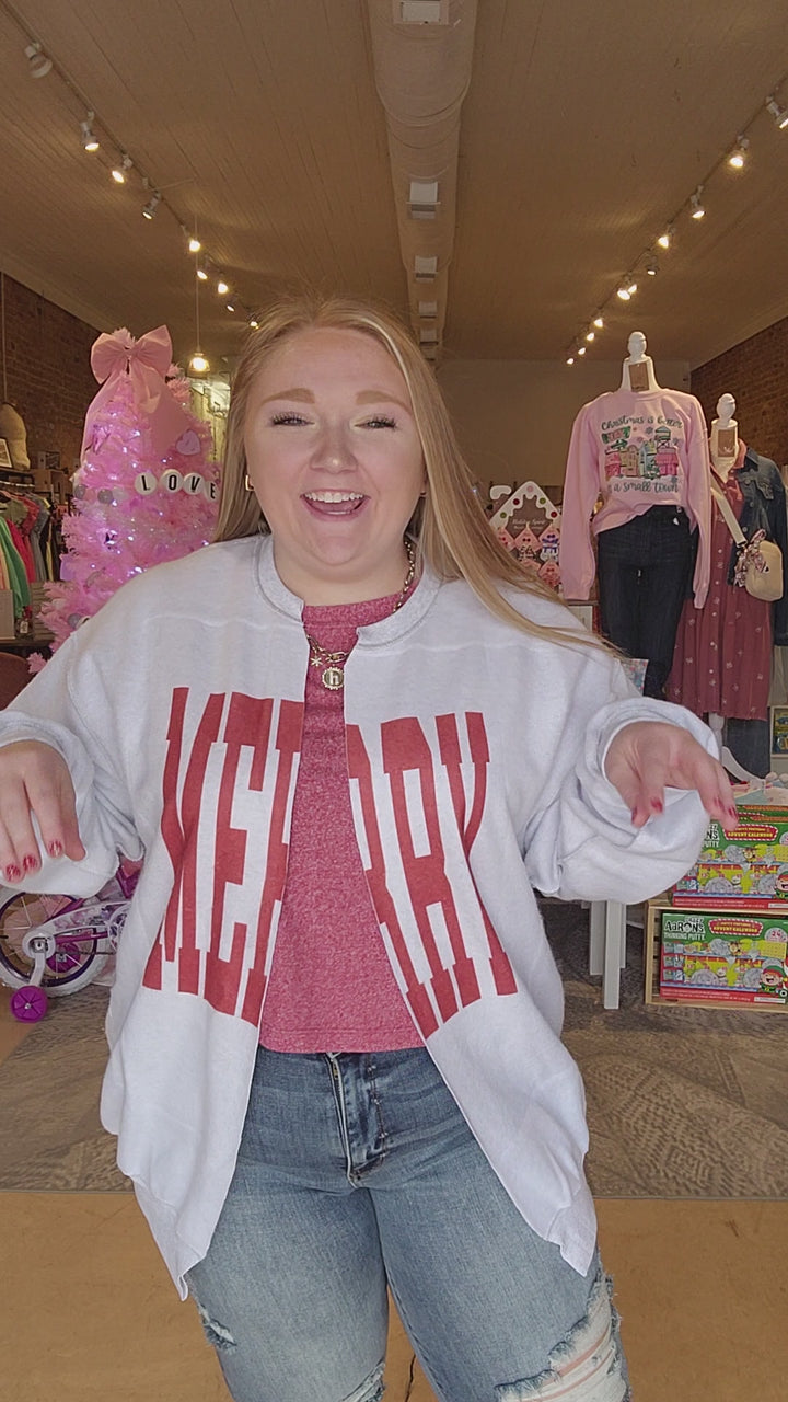 Merry Split Sweatshirt