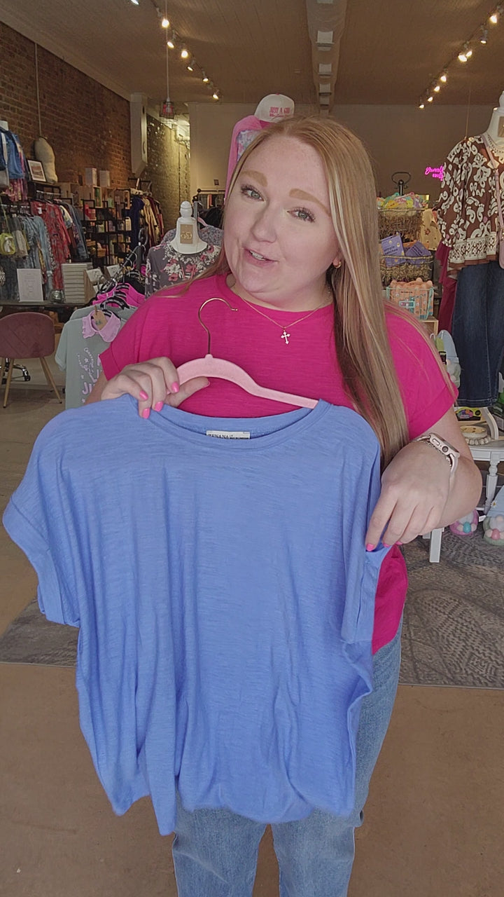 Roll Cuff Slub Tee 2